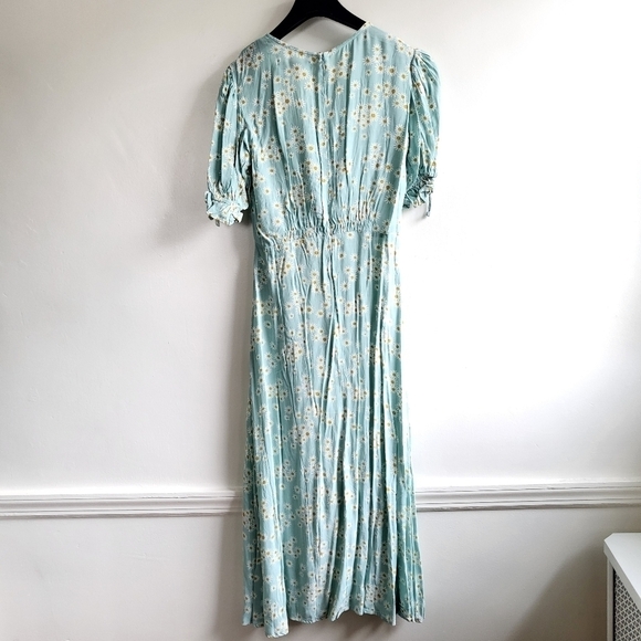 Faithfull The Brand Mejia Ari Zhoe Floral Print Midi Dress New Size 2 US/XS - Picture 13 of 16